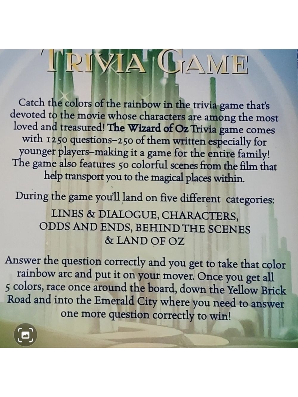Wizard of oz Board game - Picture 2 of 5